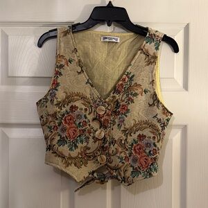 Princess Polly Floral Tapestry Vest